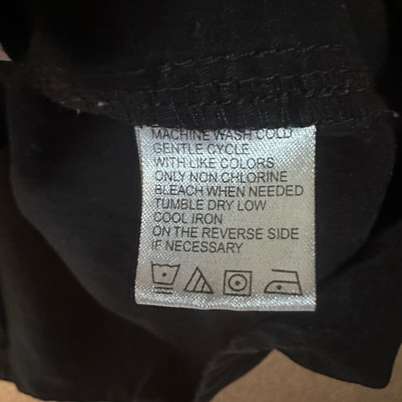 Men's Black Button Up Sueded George Size XLT - Picture 5 of 8